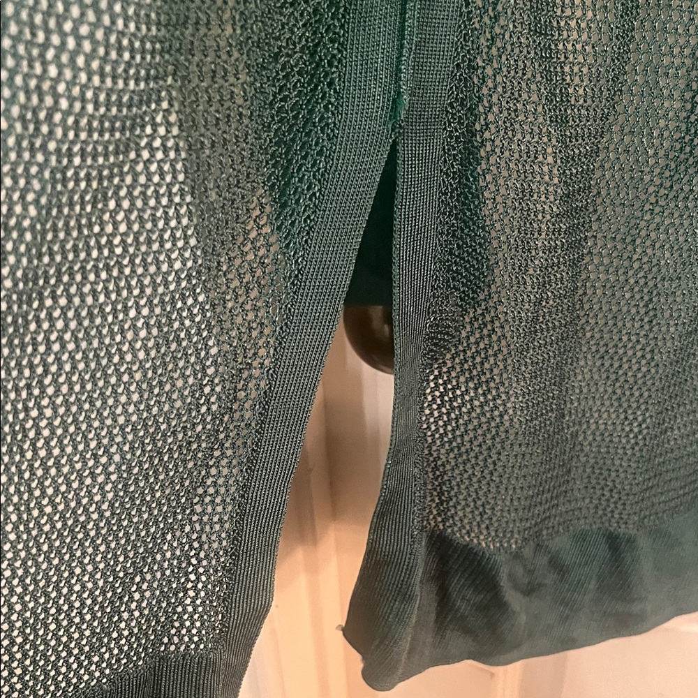 White House Black Market Deep Green Cardigan - Picture 7 of 10